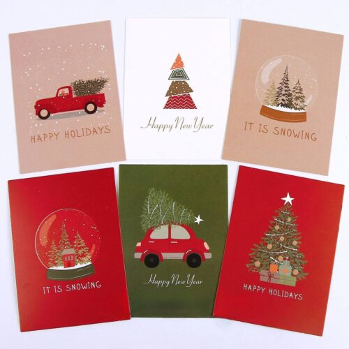 Листівка Новорічна 11*8 см мікс дизайнів