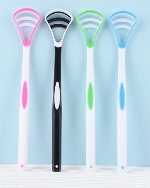 Скребок для гігієни язика мікс кольорів