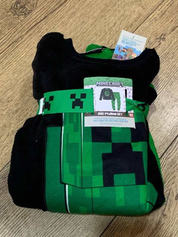 Піжама дитяча Primark "Minecraft" флісова пухнаста