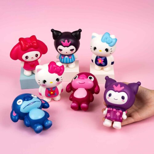 Сквіш іграшка з ароматом "Hello Kitty & Friends/Куромі/Стітч" 12 см
