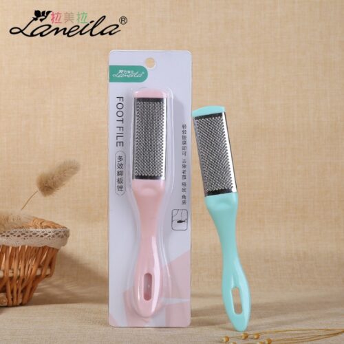 e6614fee-4b92-4428-ab1b-4f15aff6bee4.jpg Щітка полірувальна для педикюру Laneila (C0302) двостороння, рожева/бірюзова