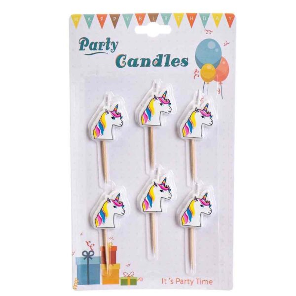 Свічки для торта "Єдинороги"