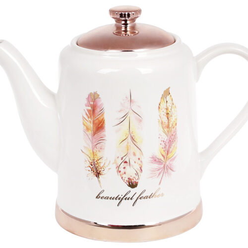 Чайник керамічний "Плюмаж" 1л