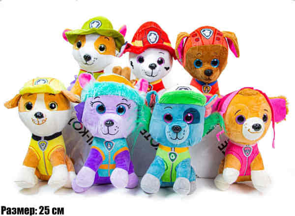 М'яка іграшка "Щенячий патруль" 25 см