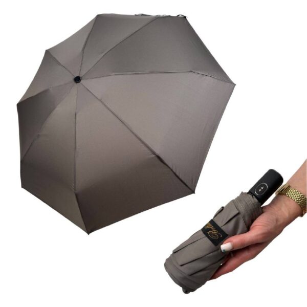 Парасоля компактна автомат Bellissimo 8 спиць/ D 94 см антивітер однотонна