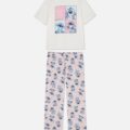 Піжама жіноча Primark "Stitch/Стітч" (штани/футболка) котон блакитна
