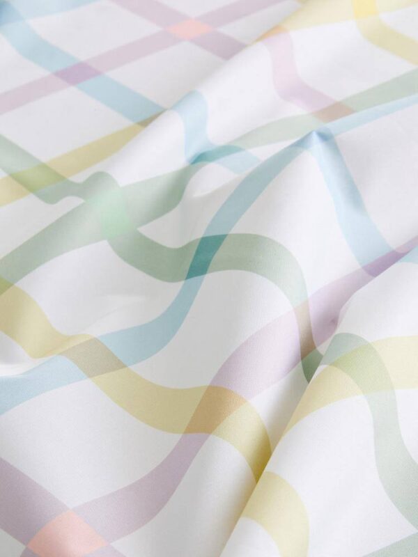 Скатертина "Весняна" Primark поліестер (140*180) біла в клітинку