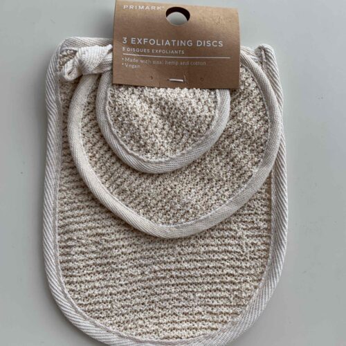 e8998b14-149a-4c65-818c-088d73134431-2.jpg Набір Мочалок/дисків для вмивання натуральні/скрабуючі Primark 3 шт
