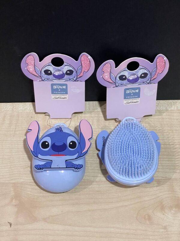 Щітка для волосся компактна "Stitch" Primark масажна розплутуюча