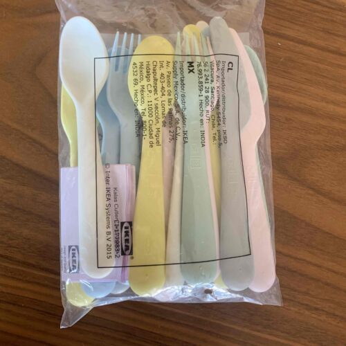 ebf90410-af07-4203-b9ab-cd6031315bc5-1.jpg Набір пластикових столових приборів KALAS дитячий (ложка + виделка + ніж) кольоровий, 3 шт