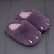 Тапочки дитячі бавовняні милі лапки, розмір 29 (18,5 см), фіолетовий