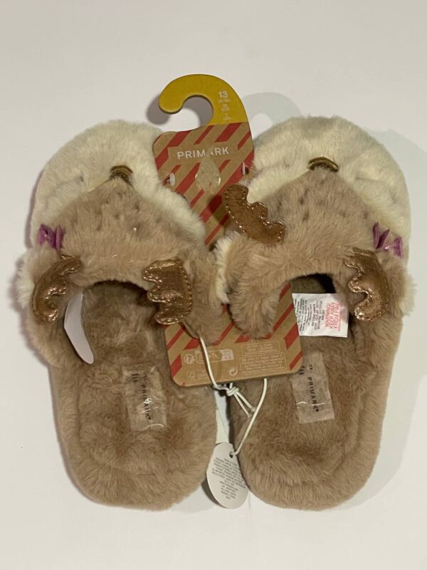 Тапочки-сабо дитячі "Олені" Primark плюшеві