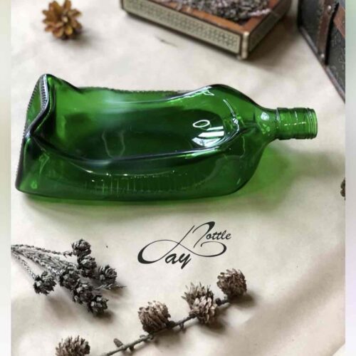 ec7f3cf0-7c42-400f-bc1e-4eb9dbd934be.jpg Тарілочка-пляшка для закусок "Jagermeister" зелена