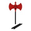 Декор на Хелловін "Сокира двостороння" 90 см червона