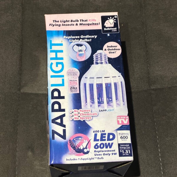 Світлодіодна Лампа Принада - знищувач комах / комарів Zapp Light