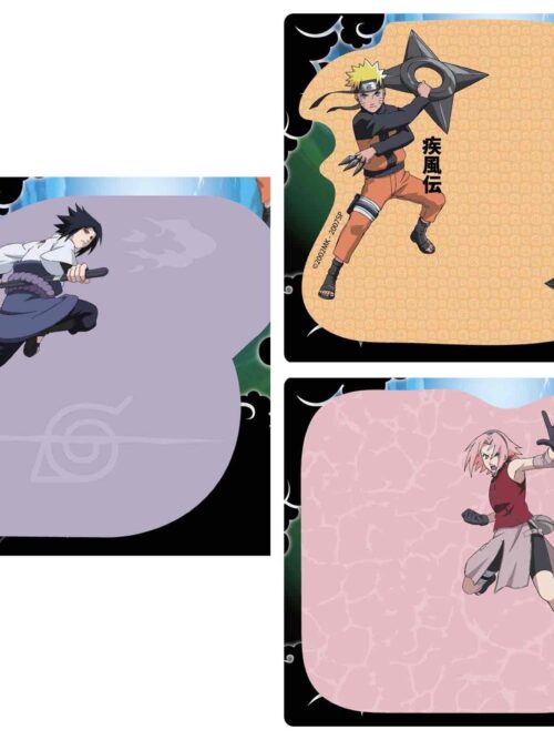 Папір для нотаток Kite "Naruto" з клейким шаром 70*70 мм 50 арк
