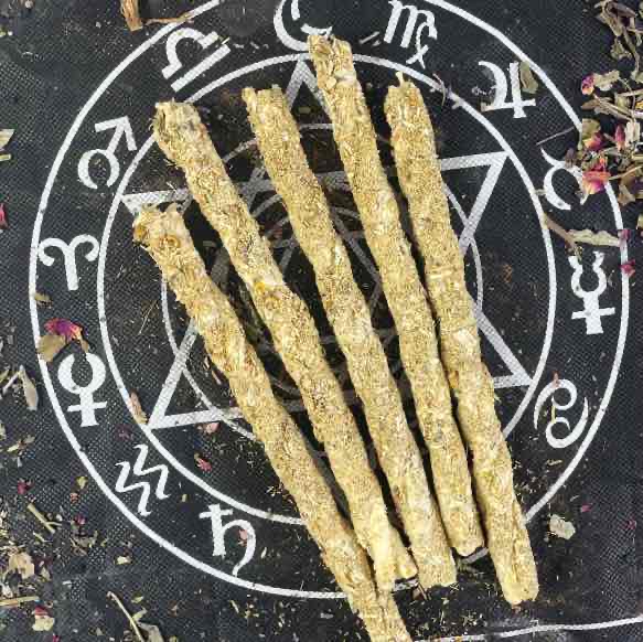 Свічка-скрутка для спілкування з ангелами, духами або вищими силами 5C