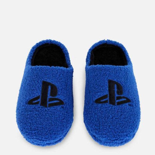Тапочки-сабо чоловічі "Play Station" Primark тедді сині