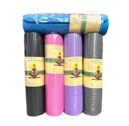 Каримат/ Килимок для йоги Power System Fitness Yoga мікс кольорів