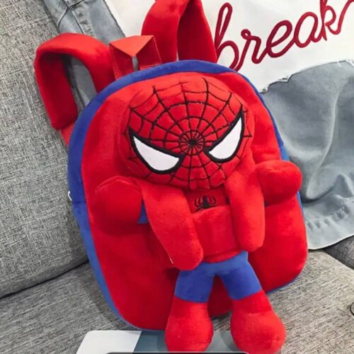 Рюкзак дитячий "Spiderman" плюшевий з іграшкою 20*25*7