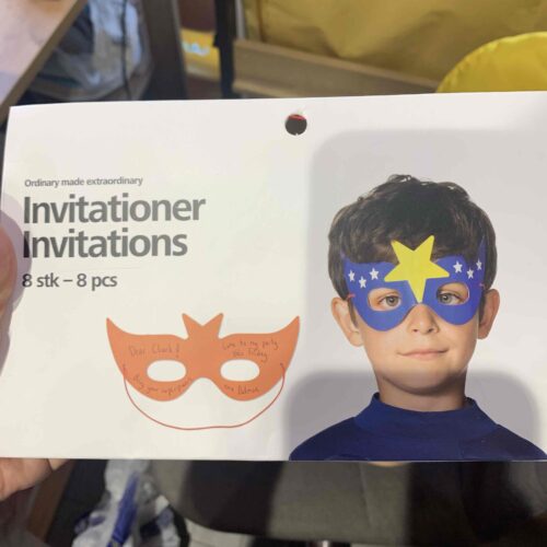 Маска карнавальна дитяча "Супергерой" фетрова