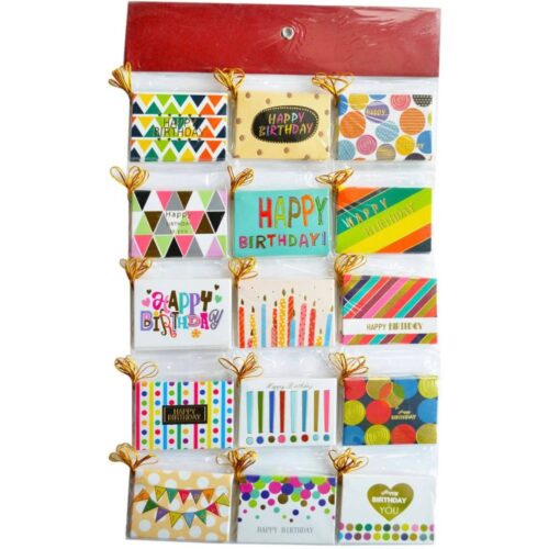 Міні-листівка/бірка для подарунку "Happy Birthday (9*6 см)