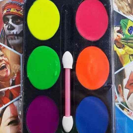 Фарби для обличчя "Аквагрим" 6 кольорів