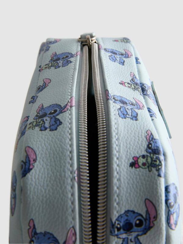 Косметичка об'ємна "Stitch/ Стітч" Primark еко-шкіра блакитна