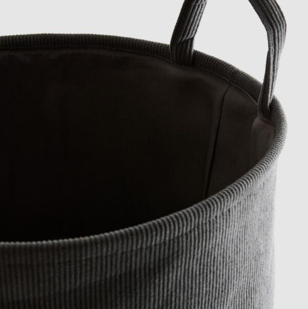 Корзина для білизни Laundry Bag Primark вельветова темно-сіра