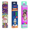 Олівці кольорові 1В мікс героїв 6 шт