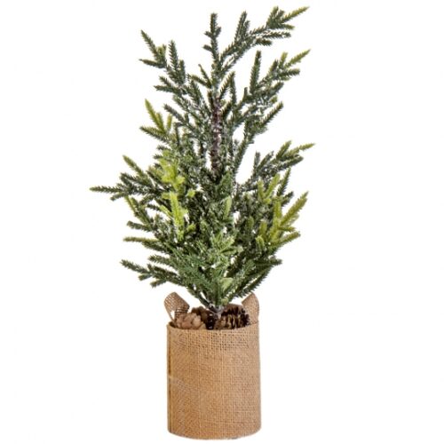 Новорічний декор "Ялинка/ Зимній сад" 40 см