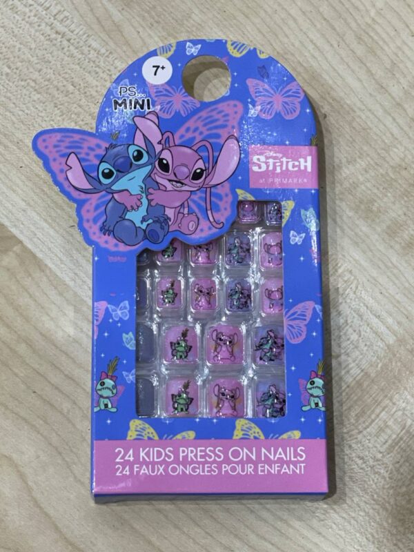 Накладні Нігті дитячі Primark "Stitch"
