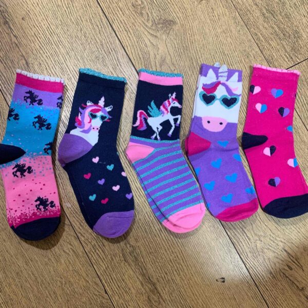 Шкарпетки дитячі високі Primark "Єдиноріг"