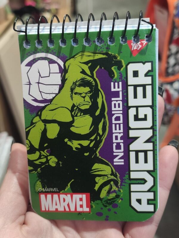 Блокнот А7 на спіралі "Marvel", 70 аркушів