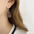 Сережки в стилі DIY "Шоколадка"