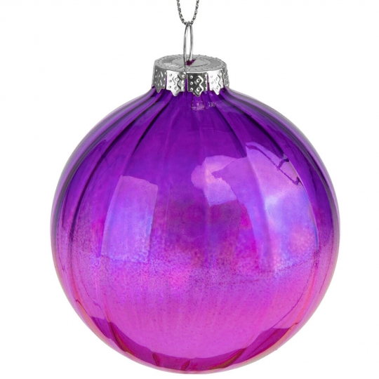 Ялинкова Куля "Фіолет" 8 см (скло)