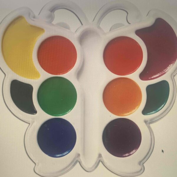 Фарби акварельні "Метелик" фігурні 10 кольорів