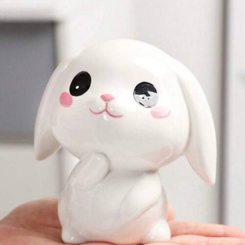 Скарбничка керамічна "Зайка" 11*10 см