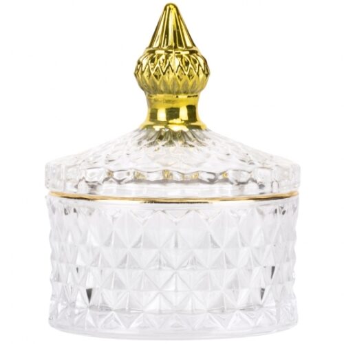 Шкатулка скляна "Лейла" 10 см