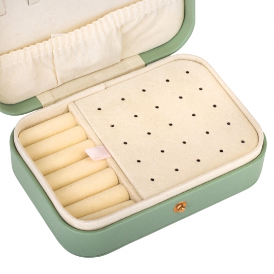 Скринька для прикрас з екошкіри "Перлина" (16*11*5 см) мікс кольорів