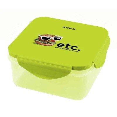 fcd5f330-3524-4141-b6b8-09663176e6d4.jpg Ланч-бокс Kite "Etc" квадратний 860 мл