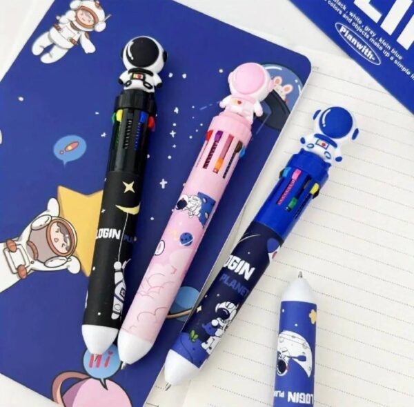 Ручка кулькова "Астронавт" автомат 10 кольорів