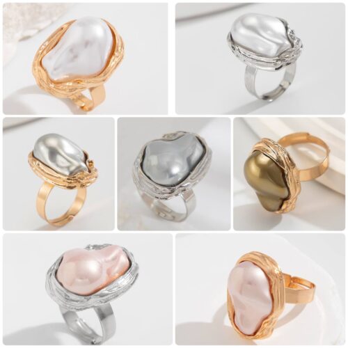 fdeee84c-54e7-45fc-b7e6-178ebee5312a.jpg Каблучка жіноча "Барокова перлина" абстрактна мікс кольорів (10338)