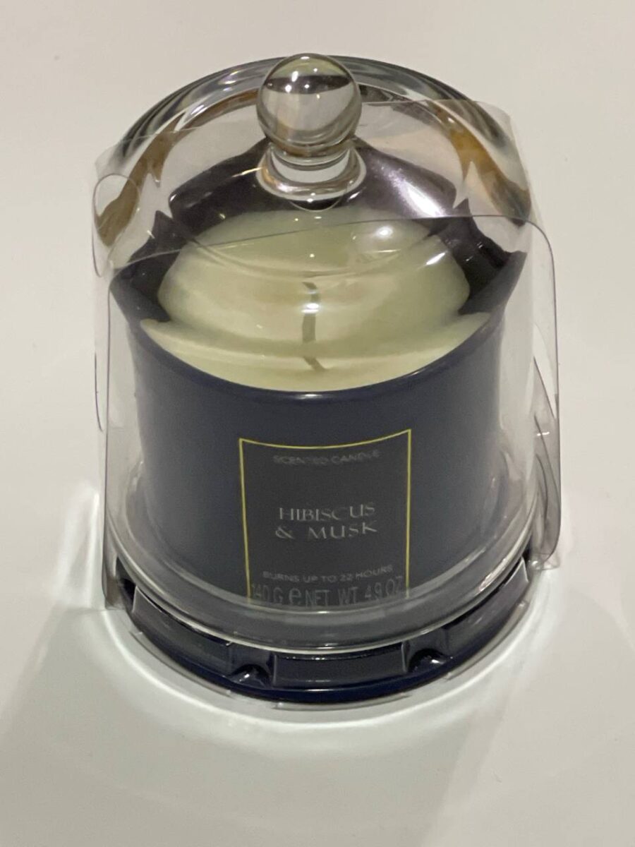 Ароматична свічка Primark зі скляною кришкою 140g (22 години)