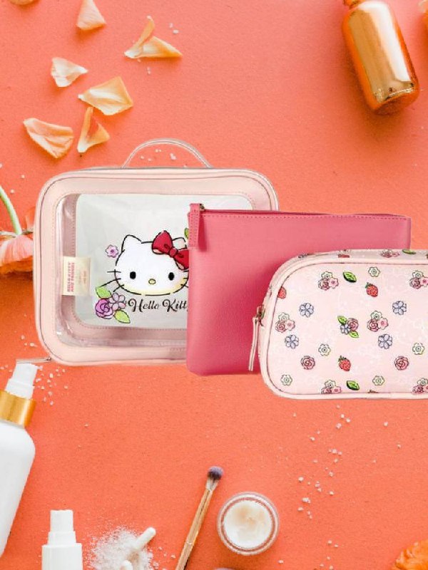 Косметичка "Mickey & Minnie" Primark прямокутна рожева з віконцем