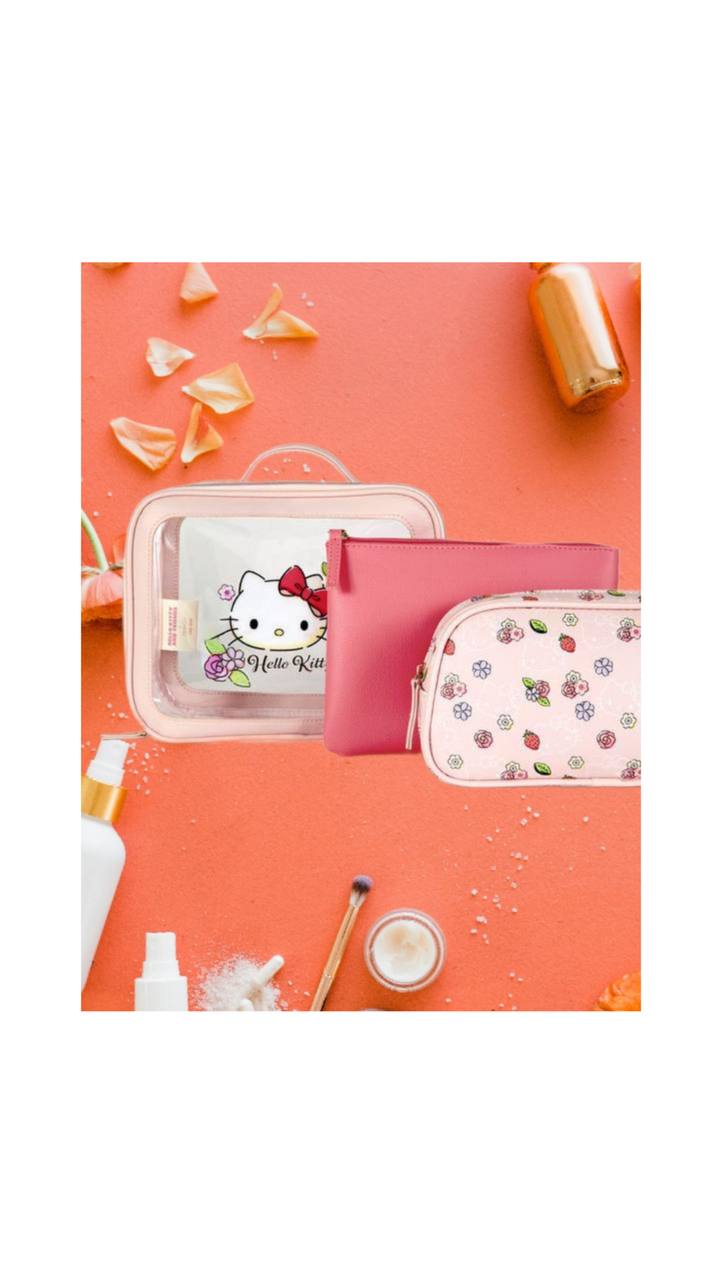 Косметичка "Mickey & Minnie" Primark прямокутна рожева з віконцем