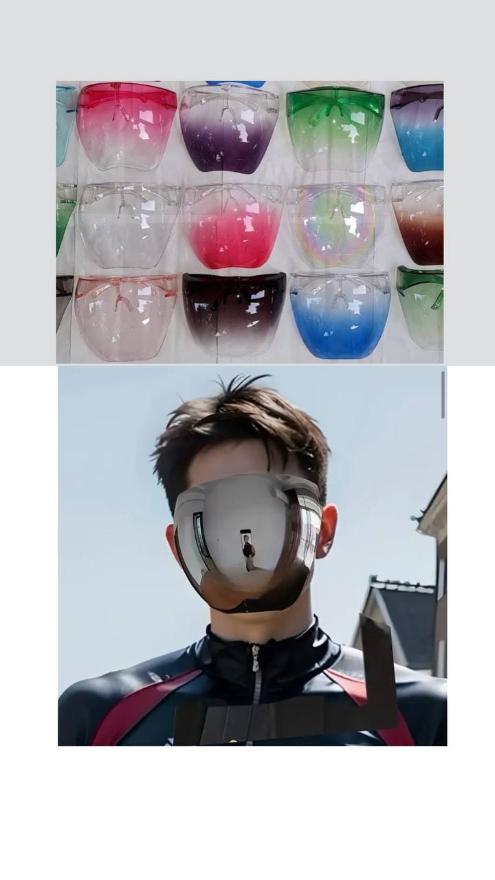 Контейнер для масок пластиковий герметичний (19*11 см), білий/бежевий, зелений/чорний