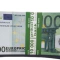 Сувенірні гроші пачка "100 Євро"