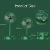 Вентилятор Міні телескопічний Telescopic Folding Fan з USB мікс кольорів