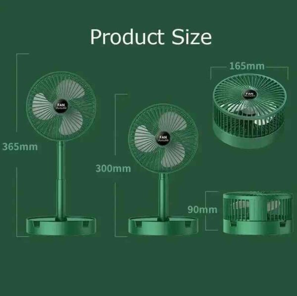 Вентилятор Міні телескопічний Telescopic Folding Fan з USB мікс кольорів